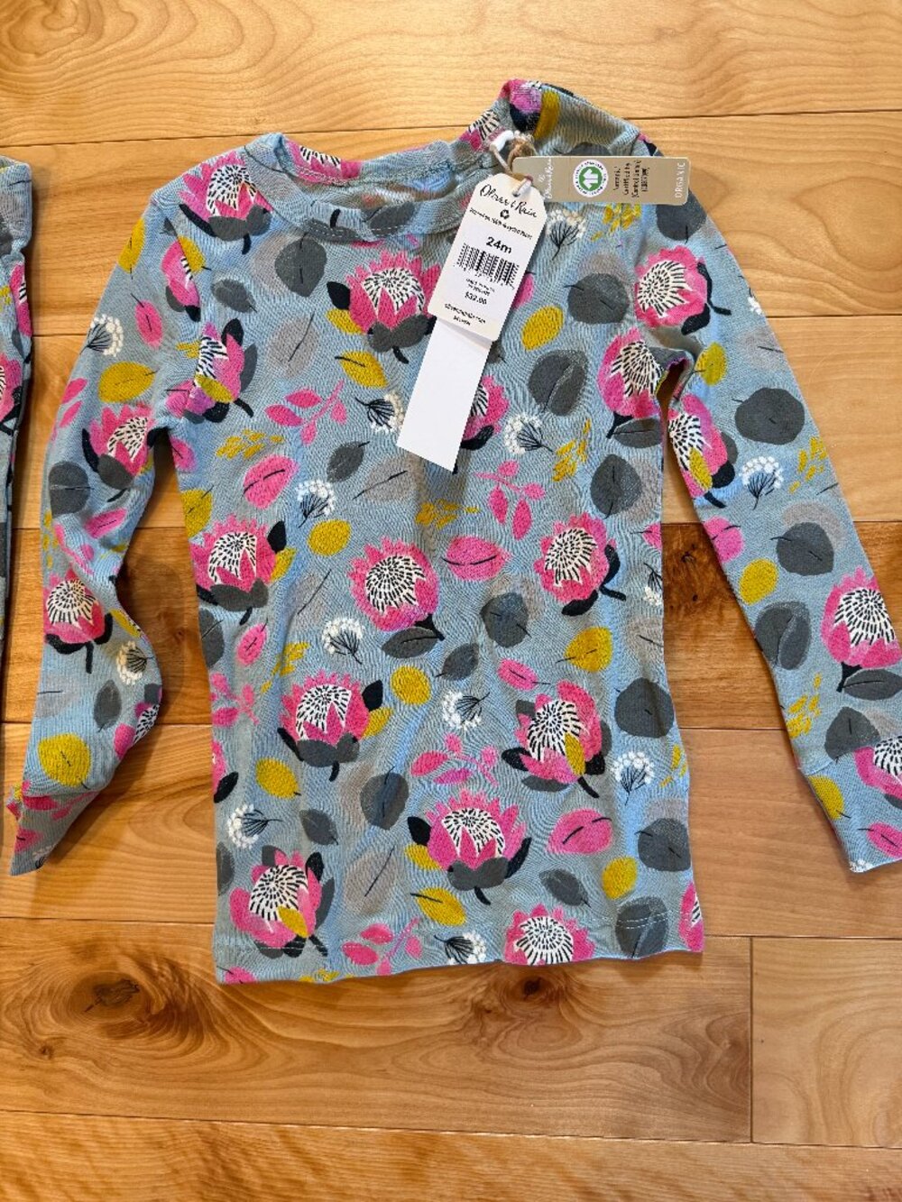 Oliver & Rain (Organic Cotton) Toddler Girls Pajamas - NWT - Size 3T